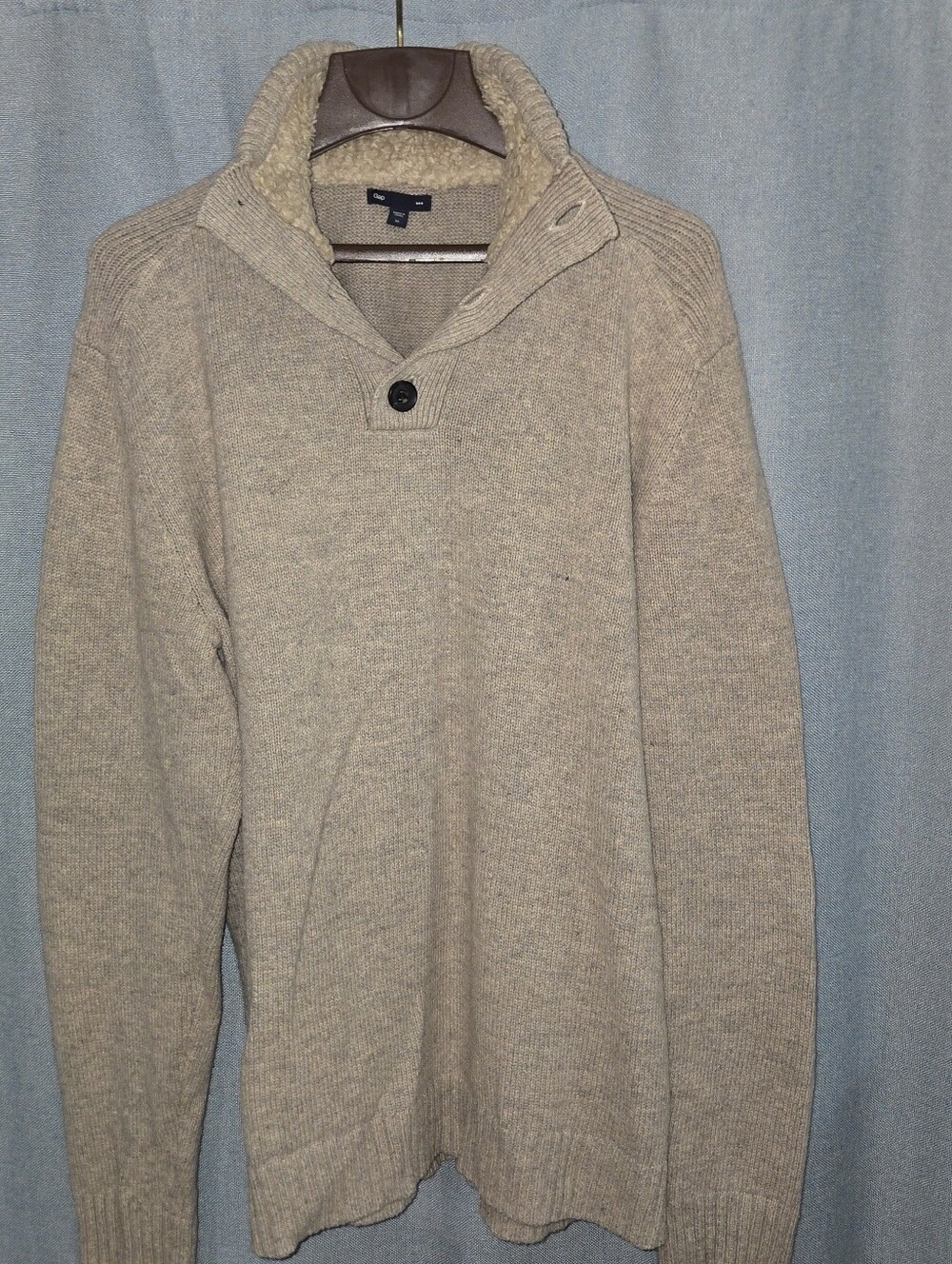 Gap Sherpa Collared Sweater